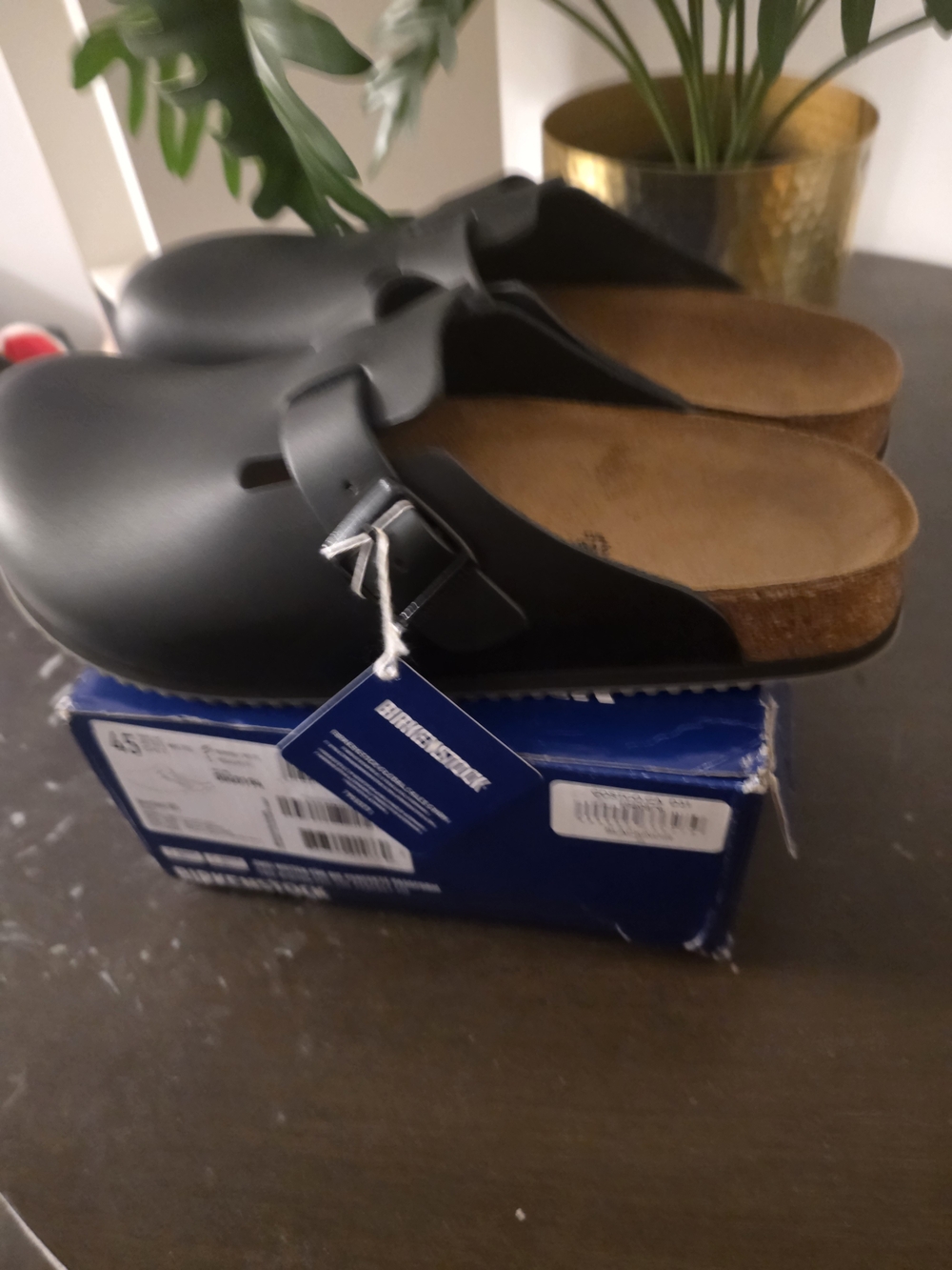 Birkenstock Boston Clogs in Black